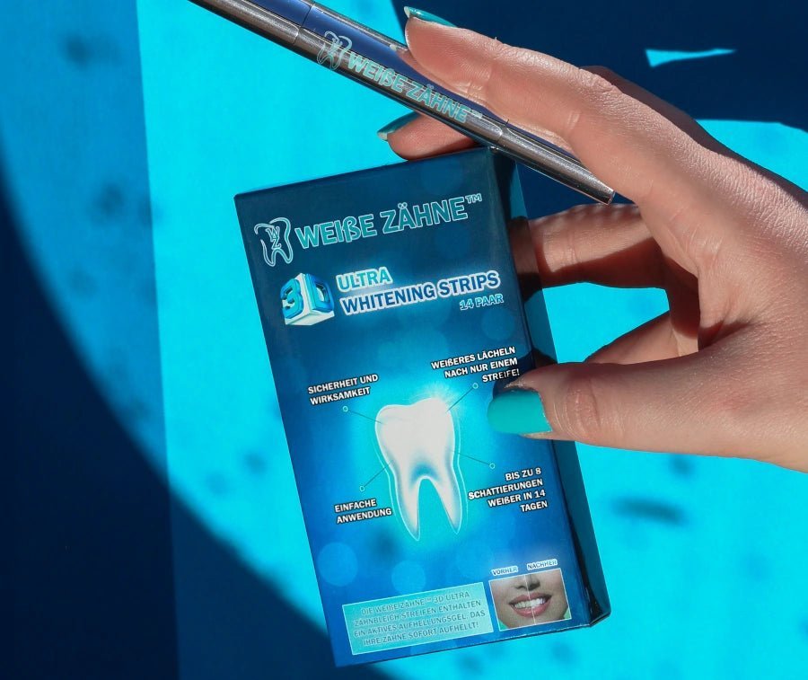 Weiße Zähne Whitening-Strips
